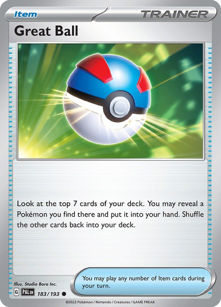 Paldea Evolved Great Ball #183/193